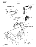 CONTROLS Diagram and Parts List for GRS26ZRHW1  Gibson Refrigerator