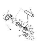 MOTOR, FAN HOUSING, EXHAUST DUCT Diagram and Parts List for FDG436RBS1  Frigidaire Dryer