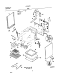 BODY Diagram and Parts List for FEF336ASD  Frigidaire Range