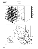 SYSTEM Diagram and Parts List for GFU21M7EW0  Gibson Freezer
