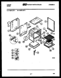 BODY PARTS Diagram and Parts List for 31-3647-23-03  Tappan Range