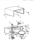 BASIC BODY Diagram and Parts List for KM750HXM  Frigidaire Microwave