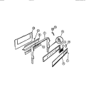 BACKGUARD Diagram and Parts List for CGC2M5DXC  Gibson Range