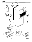 SYSTEM Diagram and Parts List for FRT18TNGD1  Frigidaire Refrigerator