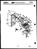 SHELVES AND SUPPORTS Diagram and Parts List for FPI11TLAW5  Frigidaire Refrigerator