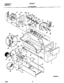 ICE CONTAINER Diagram and Parts List for FRS26ZPHD0  Frigidaire Refrigerator