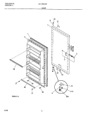 Part Location Diagram of 5303925455 Frigidaire PANEL-OUTER DOOR, WHITE