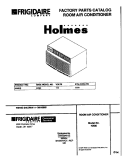 COVER Diagram and Parts List for HA80B  Frigidaire Air Conditioner