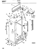 CABINET Diagram and Parts List for FRT21NRGB1  Frigidaire Refrigerator