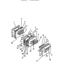 DOOR Diagram and Parts List for REP306CT1  Kelvinator Range