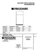 COVER Diagram and Parts List for FRT21INGJB1  Frigidaire Refrigerator