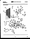 SYSTEM AND AUTOMATIC DEFROST PARTS Diagram and Parts List for FPEM18FF0  Frigidaire Refrigerator