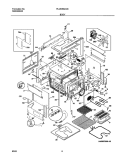 BODY Diagram and Parts List for PLCS389ACB  Frigidaire Range