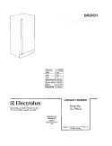COVER Diagram and Parts List for UL1793CA4  Electrolux Freezer