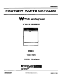 COVER Diagram and Parts List for DB664RBR0  Frigidaire Dishwasher