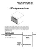 COVER Diagram and Parts List for FAV18EJ2A3  Frigidaire Air Conditioner