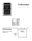 COVER Diagram and Parts List for EW30MC65JS1  Electrolux Microwave Oven Combo
