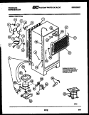 SYSTEM AND AUTOMATIC DEFROST PARTS Diagram and Parts List for FPZ17TFH3  Frigidaire Refrigerator
