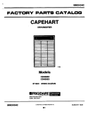 COVER Diagram and Parts List for CDH30E2  Frigidaire Dehumidifier