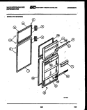 DOOR PARTS Diagram and Parts List for RTG15VGCH2A  Frigidaire Refrigerator