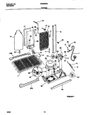 SYSTEM Diagram and Parts List for FRS28ZRGD2  Frigidaire Refrigerator