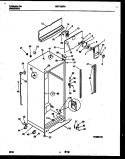 CABINET PARTS Diagram and Parts List for GRT19GRAD1  Gibson Refrigerator