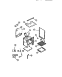 BODY PARTS Diagram and Parts List for 30-1149-23-01  Tappan Range