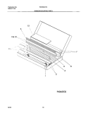 WINDOW MOUNTING PARTS Diagram and Parts List for FAH096J2T3  Frigidaire Air Conditioner
