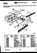 CONTROL PANEL Diagram and Parts List for REG78WLB0  Frigidaire Wall Oven