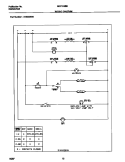 WIRING DIAGRAM Diagram and Parts List for MEF318BBWF  Frigidaire Range
