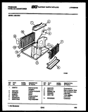 UNIT PARTS Diagram and Parts List for A06LE2N1  Frigidaire Air Conditioner