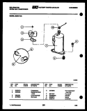 COMPRESSOR Diagram and Parts List for M205G1QA  Kelvinator Air Conditioner