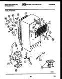 SYSTEM AND AUTOMATIC DEFROST PARTS Diagram and Parts List for RT153NCD0  Frigidaire Refrigerator