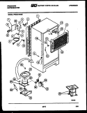 SYSTEM AND AUTOMATIC DEFROST PARTS Diagram and Parts List for FPCE21TNH0  Frigidaire Refrigerator