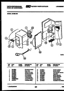 ELECTRICAL PARTS Diagram and Parts List for AS189L2K2  Frigidaire Air Conditioner