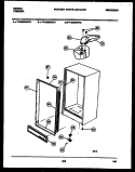 CABINET PARTS Diagram and Parts List for FV10M2WXFD  Gibson Freezer