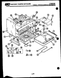 BODY PARTS Diagram and Parts List for 56-4277-10-01  Tappan Microwave