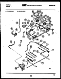 BURNER, MANIFOLD AND GAS CONTROL Diagram and Parts List for 30-3860-00-01  Tappan Range