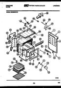 BODY PARTS Diagram and Parts List for REGS39WNW1  Frigidaire Range