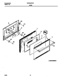 DOOR Diagram and Parts List for TGF645WFD7  Tappan Range