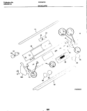 BACKGUARD Diagram and Parts List for FES387CESB  Frigidaire Wall Oven