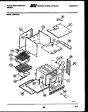 BODY PARTS Diagram and Parts List for KB443LM1  Frigidaire Wall Oven