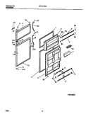 Part Location Diagram of 215915538 Frigidaire HANDLE-DOOR