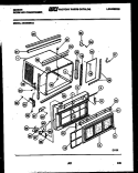 CABINET PARTS Diagram and Parts List for AK18E5RVA  Gibson Air Conditioner