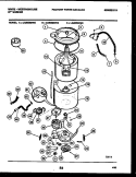 TUB DETAIL Diagram and Parts List for LA600MXH2  Frigidaire Washer