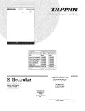 COVER Diagram and Parts List for TDB210RFB7A  Tappan Dishwasher