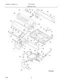 CONTROL PANEL Diagram and Parts List for GSTR1670DS0  Frigidaire Washer