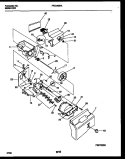 ICE DISPENSER Diagram and Parts List for FRT24WRAB0  Frigidaire Refrigerator