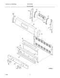 Part Location Diagram of 316246655 Frigidaire Panel,backguard ,white