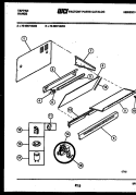 SPLASHER CONTROL Diagram and Parts List for 73-3957-23-09  Tappan Range